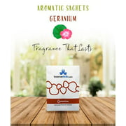 Geranium Aromatic Sachets - Scented Sachets for Drawer and Closet