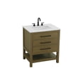 thumbnail image 6 of Elegant Kitchen and Bath 30 inch Single Bathroom Vanity in Chestnut Brown, 6 of 10