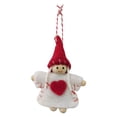 thumbnail image 1 of Fiudx Liquidación navideña Viejo muñeco de nieve jabalí árbol de Navidad montaje guirnalda regalo joyería material de lana joyería, 1 of 7