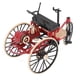 thumbnail image 3 of Modelo de triciclo clásico a escala 1:12, adornos de alta simulación, modelo de coche de aleación Retro, decoración para el hogar, Rojo, 3 of 12