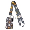 thumbnail image 4 of Lindos gatitos gatos arte dibujos animados anime moda cordones autobús identificación nombre trabajo tarjeta titular accesorios decoraciones niños regalos, 4 of 5