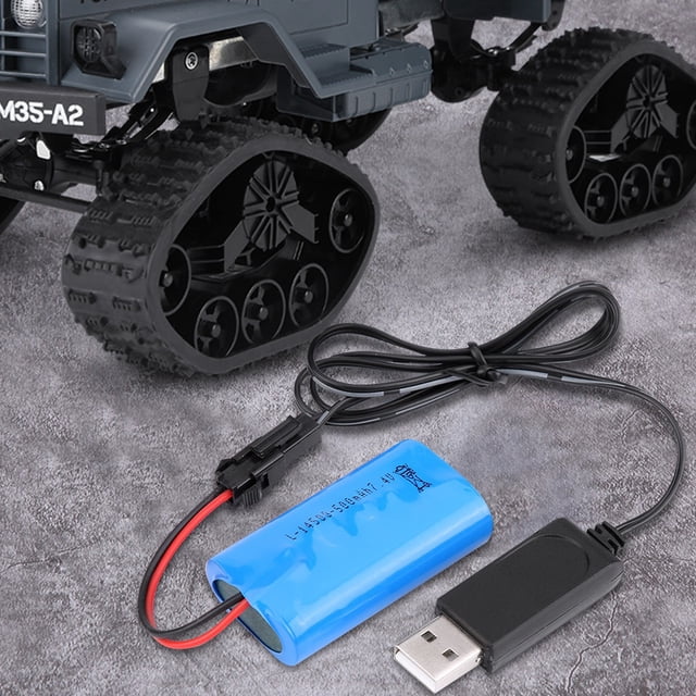 Batería LiPo para coche RC batería recargable mejorada de 74 V 500 mAh con cable USB para coche WPL/Crawler/militar RC ANGGREK Otros