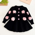 thumbnail image 5 of Amidoa Girls 2 Piece Outfits Fall Winter Clothes Solid Color Long Sleeve Top and Casual Pants Kids Clothing Sets Size Black 3-4 Years, 5 of 5
