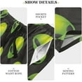 thumbnail image 6 of GZHJMY Men's Sleep Short – Cute Green Alien, Pajama Pants with Side Pockets Elastic Waistband Drawstring, Christmas New Year Birthday Gifts, Small, 6 of 7
