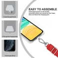 thumbnail image 4 of YOPTOP Phone Lanyard  Neck Strap and Wrist Tether Key Chain Holder Universal for Phone Case Anchor Fit All Smartphones,black, 4 of 5