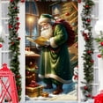 thumbnail image 2 of YZEGDCH Christmas Door Cover, Hanging Wall Sign for Front Door, Xmas Hanging Banner Background for Home Holiday Christmas Decoration, Gifts for Family Friends, 2 of 6