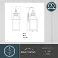thumbnail image 4 of T0474-Vaxcel-Cambridge 1-Light Outdoor Wall Sconce in Traditional and Lantern Style 21 Inch Tall and 8 Inches Wide, 4 of 8
