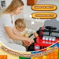 thumbnail image 3 of 12V Build & Ride Electric Toy Car for Kids, Battery Powered DIY Assembly Ride on Vehicle with Remote Control, STEM Building Blocks, Buildable Ride on Toy, Ages 2–4 (Red), 3 of 11