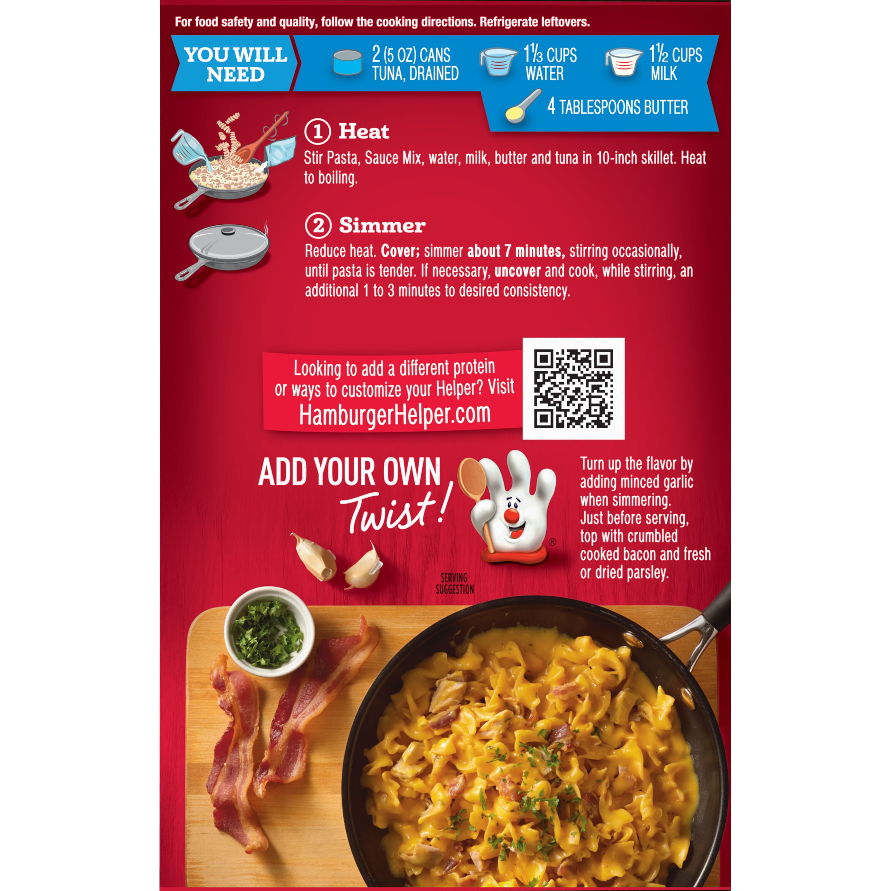 Tuna Helper Cheesy Pasta with Real Cheese, 5.3 oz Box (Pack of 6)