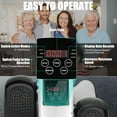 thumbnail image 3 of Under Desk Elliptical Machine，Electric Seated Pedal Exerciser Ellipticals, Quiet & Compact Mini Elliptical Trainer with LCD Display Monitor and Remote Control, 3 of 10