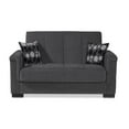 thumbnail image 3 of Ottomanson Origins Pro Sleeper Loveseat, Gray Chenille, 3 of 10