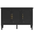 thumbnail image 6 of May in Color 3-Door Storage Cabinet, Sideboard Cabinet with Adjustable Shelves, Ideal for Entryway, Living Room, Dining Room, 6 of 8
