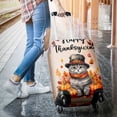 thumbnail image 3 of Happy Thanksgiving Scottish Fold Welcome Thankful Fall Autumn Pumpkin Travel Luggage Cover Cat Lover Kitten Owner Gifts Suitcase Dust Protective Decor - 02021, 3 of 5