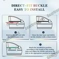 thumbnail image 3 of Window Weatherstrip Seal Belt Trim Fits For Toyota Tundra Crew Cab 2007-18 4 PCS, 3 of 7