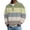 Green, variant on Color Block Tops Quarter Zip Pullover Men Trendy Y2k Blouse Men's Vintage Fashionable Print Casual Solid Color Button Turndown Collar Long Sleeve Shirt. Khaki 3X