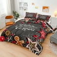 thumbnail image 5 of Move Over Christmas Comforter Set Gingerbread Man Pattern Xmas Bedding Set King Microfiber Filling, 5 of 7