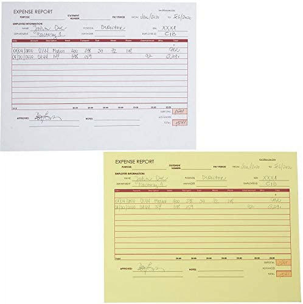 Limited Papers(TM) Paper, Carbonless Sheets, Superior, Pre Collated, Multi Part, Bond Finish. (2 Part Reverse, 8.5 x 11 Inch, Canary/White (5887), 1 Ream)