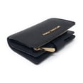 thumbnail image 1 of Cartera Michael Kors de piel saffiano negra con doble pliegue para mujer, 1 of 7