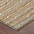 thumbnail image 3 of Addison Rugs Chantille Indoor/Outdoor Transitional Stripes Paprika Machine Washable Round Rug, 8' x 8', 3 of 8