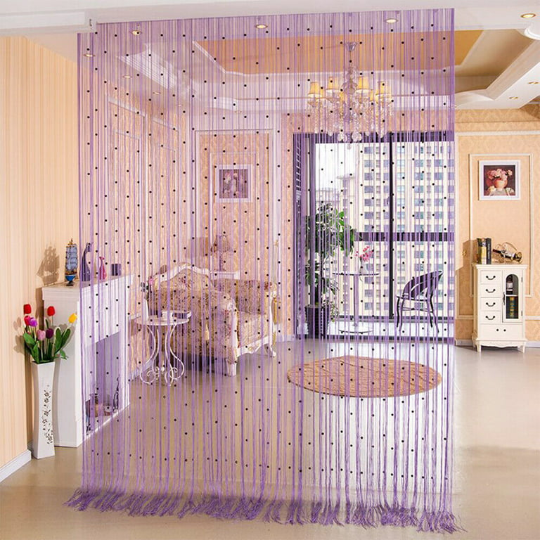 Crystal Beaded Curtains, Decor Hanging Door Screen, Room Divider Panel,  Closet Partition, Shutters for Bedroom Doorway Balcony Passage Entrance