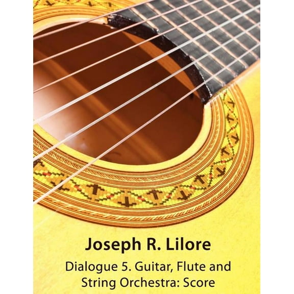 Dialogue 5 : Guitar, Flute and String Orchestra: Score