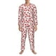 thumbnail image 3 of Balery Red Football Pijama para Hombre de Dos Piezas con Manga Larga, Conjunto de Dormir y Descanso Suave con Bolsillos-Medium, 3 of 7