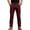 (New28)Wine, variant on ThriftyPlait Men Multi Pocket Cargo Pants Casual Straight Leg Stretch Work Trousers Fashion Durable Outdoor Hiking Daily Utility Pants