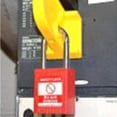 thumbnail image 3 of 2 Piezas De Bloqueo De Seguridad Con Llave Nylon Rojo Grillete Con Etiqueta, Seguridad, Resistente A La Corro Cola  Candado de bloqueo de seguridad, 3 of 8