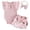 A04-ZA Pink, variant on CAICJ98 Newborn Baby Girls Clothes Summer Outfits Heart Print Short Sleeve Romper Shorts with Headband (Red,12-18 Months)
