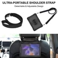 thumbnail image 5 of Dteck Screen Protector Case for Samsung Galaxy Tab A9 8.7-inch (SM-X110/X115/X117),Heavy Duty Rotating Stand Rugged Rubber Case Shockproof PC Cover with Adjustable Hand/Shoulder Strap,Black, 5 of 7
