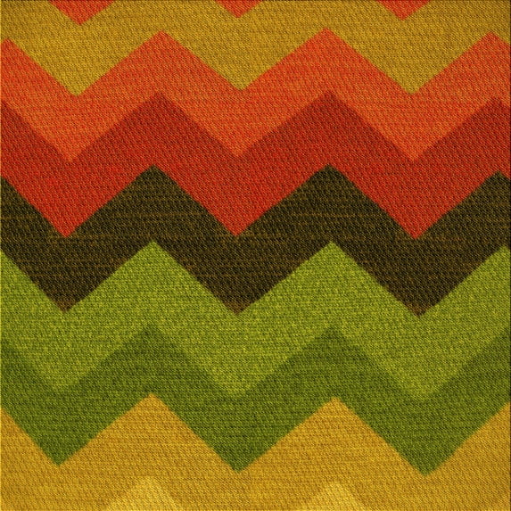 Ahgly Company Indoor Square Patterned Tomato Sauce Red Area Rugs, 5' Square