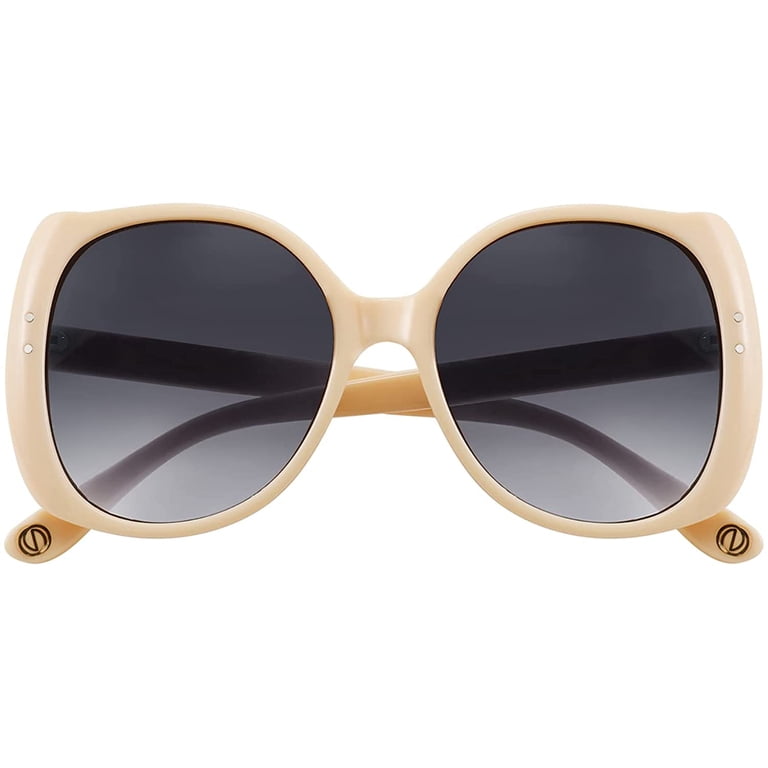 WOMEN Oversized Round UV400 Sunglasses Women main image 4