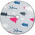 thumbnail image 1 of FMSHPON Christmas DesignTrees Xmas Christmas Tree Skirt Stand Mat for Holiday Party Decoration Indoor Outdoor 48 inches, 1 of 3