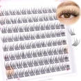thumbnail image 1 of Extensiones de pestañas Ruairie Lash Clusters, 96 unidades, rizo en C de 9 a 11 mm, 1 of 6