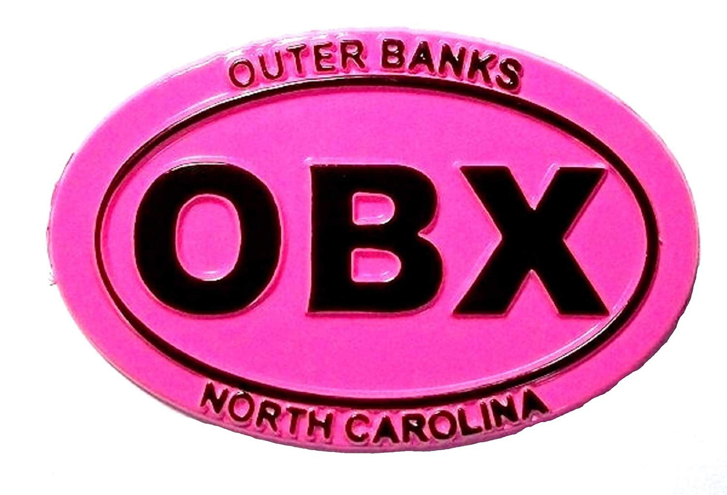 Outer Banks North Carolina Road Signs Foil Design Fridge Magnet 