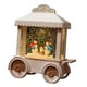 thumbnail image 4 of Bola de nieve navideña con música, decoración navideña, caja de música, brillante para Blanco, 4 of 9