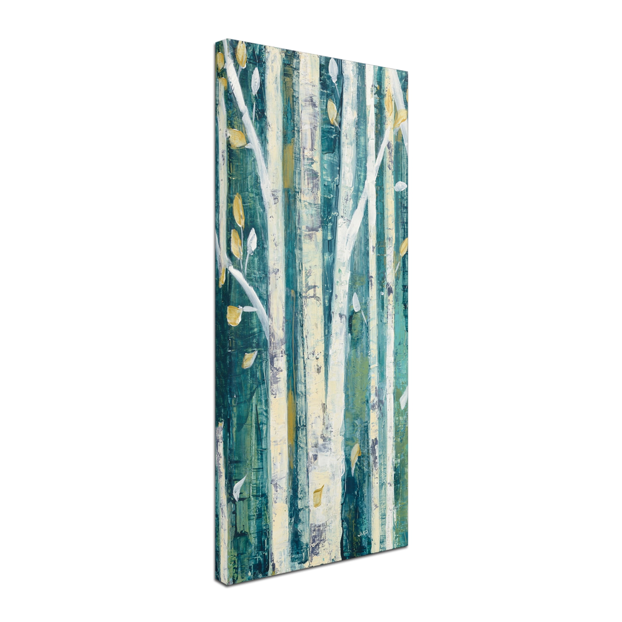 Trademark Fine Art 'Birches in Spring Panel I' Canvas Art by Julia Purinton