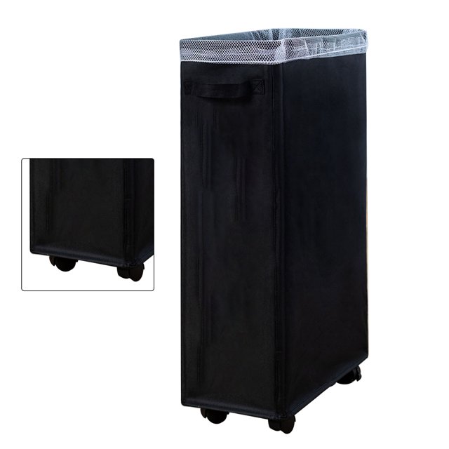 Cubo de almacenamiento de ropa tamaño compacto multifuncional tela Oxford 600D cesto de ropa ligero resistente al desgaste 4 ruedas para uso doméstico