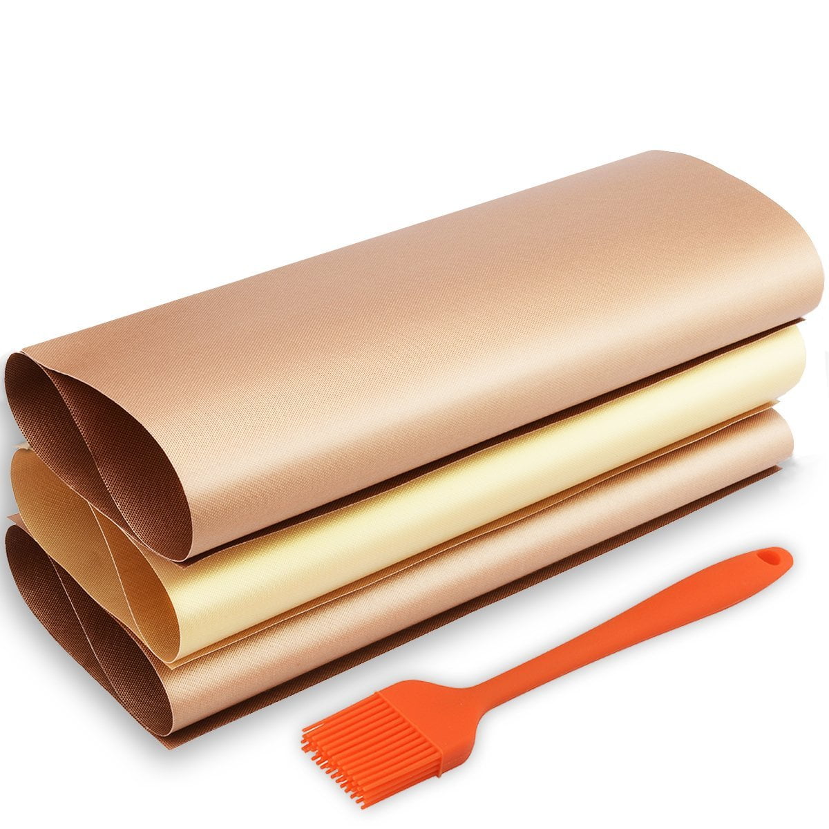 Copper Grill Mat Chef BBQ Nonstick, Reusable, Heavy Duty and