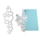 thumbnail image 5 of Troqueles de corte de metal con forma de corazón para hacer tarjetas en relieve, 5 of 5