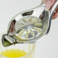 thumbnail image 6 of Stainless Steel Manual Lemon Juicer, Fish Shape Handheld Fruit Press for Orange Lime Pomegranate Juice Easy Squeezer No Mess No Seeds, 6 of 8