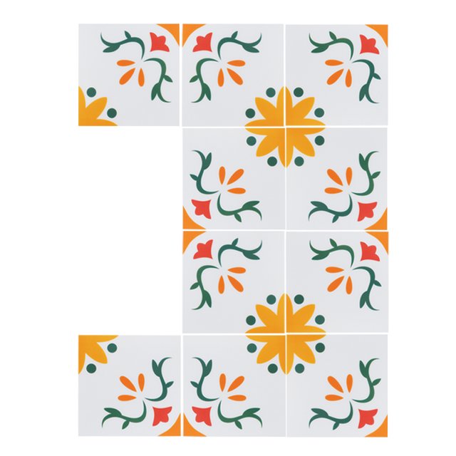 Baldosas autoadhesivas antideslizantes Higoodz 10 Uds Adhesivo para suelo decoración DIY