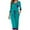 A1-Turquoise, variant on SHOWMALL Pajama Sets for Women Light Blue M 3/4 Sleeves V-Neck Tops and Loose Capri Pants Lounge Set Soft Sleepwear