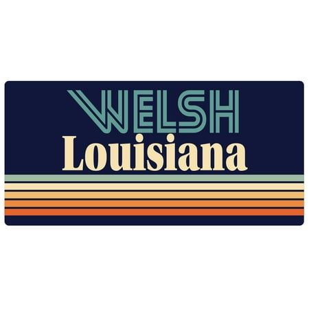 

Welsh Louisiana 5 x 2.5-Inch Fridge Magnet Retro Design