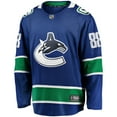 thumbnail image 2 of Men's Fanatics Nils Aman Blue Vancouver Canucks Home Premier Breakaway Player Jersey, 2 of 3