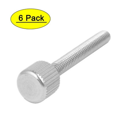

Uxcell M4 x 30mm Computer PC Case Stainless Steel Flat Head Knurled Thumb Screw (6-pack)