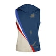 thumbnail image 6 of GrmtClth Mens Usa Flag Hooded Tank Tops Independence Day 1776-2026 Summer Gym Hoodie Sleeveless Workout Muscle Shirts Sporty Bodybuilding Clothing Blue XL, 6 of 7