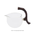 thumbnail image 2 of Kungfu Glass Tea Set, Semi-Automatic Teapot with Infuser for Home Office Tea Alone and Table Decor, Chinese Heat-Resistant Lazy Teapot Set (Clear), 2 of 7