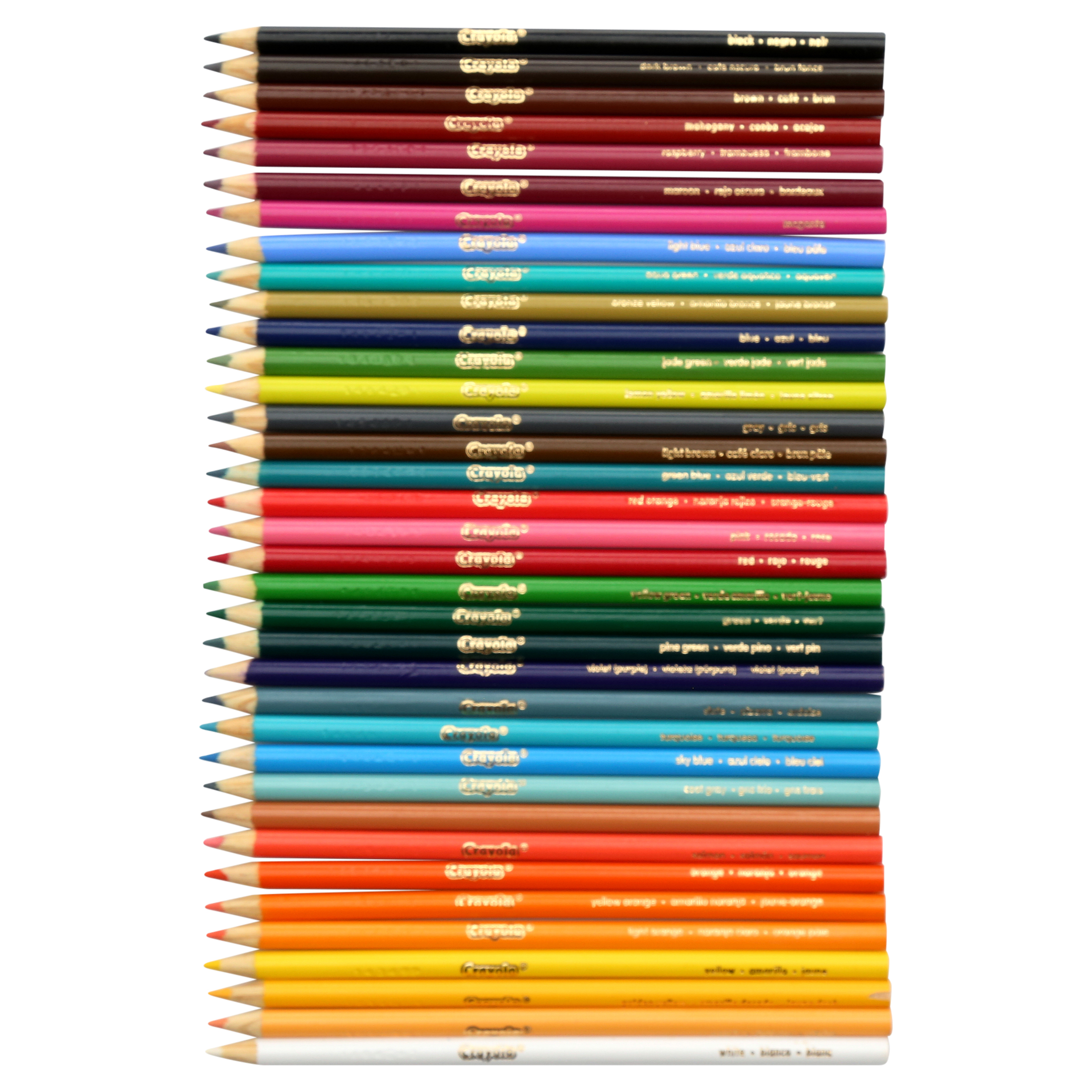 Set de lápices de colores Crayola, 36 piezas, artes y manualidades, útiles escolares, regalos para niños y artistas 5