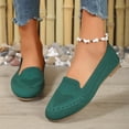 thumbnail image 3 of Pandaie Women's Ballet Flat Shoes Mesh Pointed Toe Flats May Jane Comfortable Slip on Ladies Casual Work Walking Driving Loafers Dark Green Size 8.5, 3 of 7